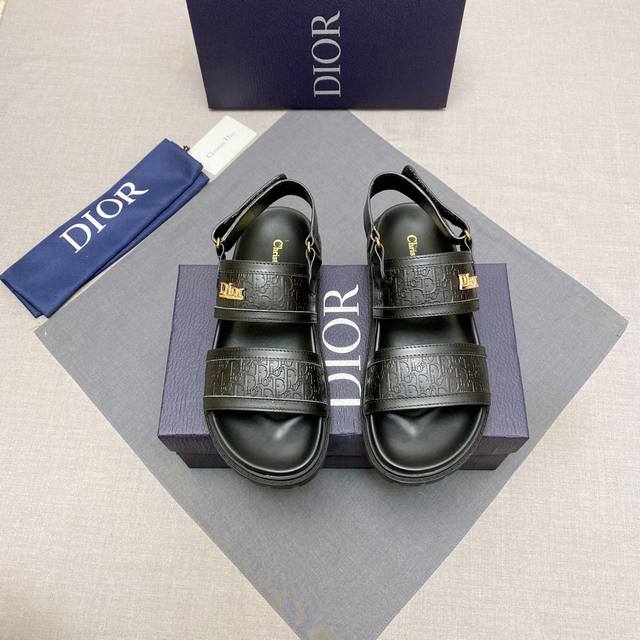 Dior 迪奥 材料精选 进口胶料鞋面 柔软羊皮里垫 原厂复合大底 码数: 38-44 夏季首选 编号036