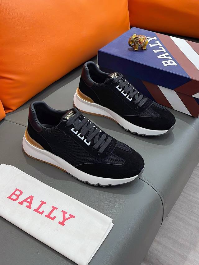 商品名称 Bally 巴利 正规码数: 38-44 休闲鞋 商品材料 精选 网布鞋面 柔软羊皮内里 原厂大底