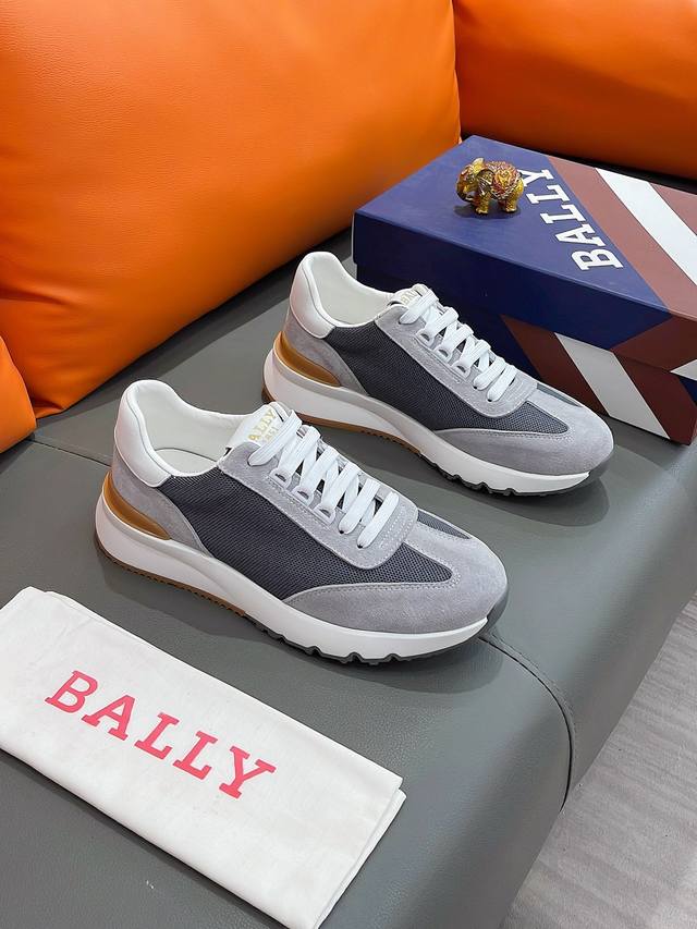商品名称 Bally 巴利 正规码数: 38-44 休闲鞋 商品材料 精选 网布鞋面 柔软羊皮内里 原厂大底
