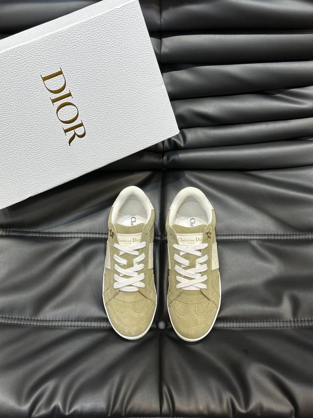 Dior迪奥 顶级p 情侣款size Size 女35-40 男39-44. 45定做 迪奥情侣款低帮休闲运动鞋，这款dior Star 运动鞋是 Dior 的 - 点击图像关闭