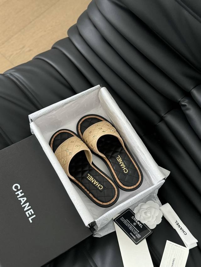 Chanel 24S春夏新款全系列链条凉鞋 全系列首发 专柜有的我都有！ 高版本高品质 跟高1.5 鞋面牛皮 内里羊皮 真皮大底 Size 35-39 其他码数