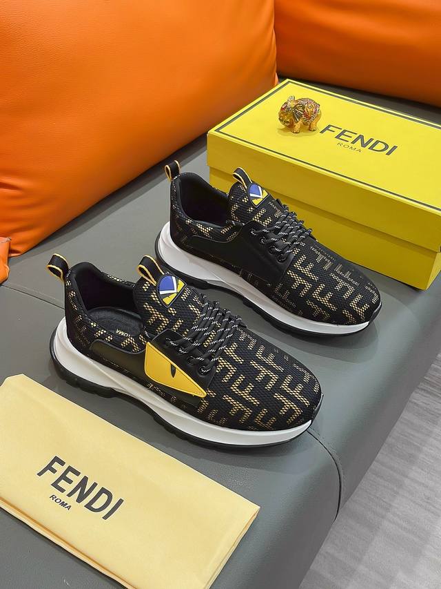 商品名称 Fendi 芬迪 正规码数 38-44 休闲鞋 商品材料 精选 进口网布鞋面，柔软羊皮内里；原厂大底。